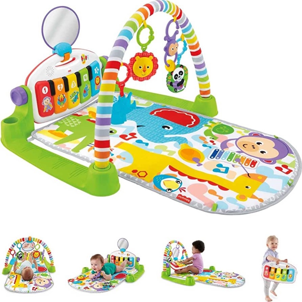 Fisher-Price Baby Gym & Activity Mat, Deluxe Kick & Play Piano